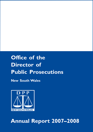 ODPP Annual Report 2007-2008