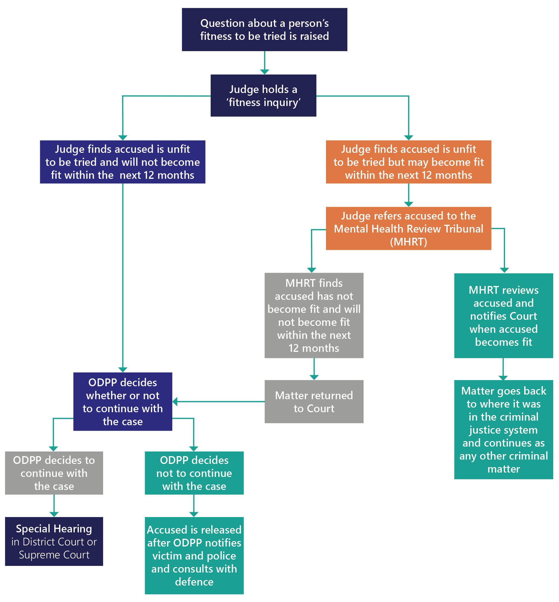 Accused is unfit to be tried diagram