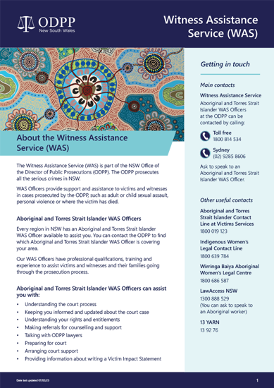 Aboriginal Witness Assistance Service officers