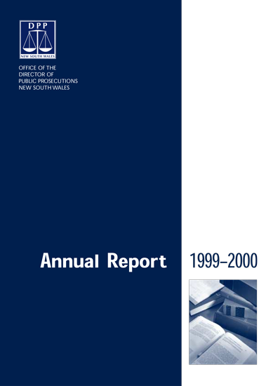 ODPP Annual Report 1999-2000