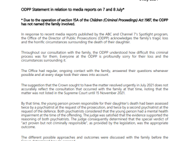Media Release 08 July